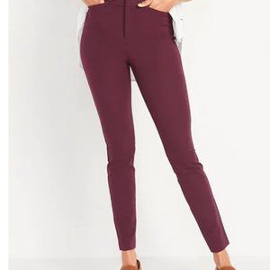 Old Navy 💖 Red Pixie Petite Work Pants Size 4p